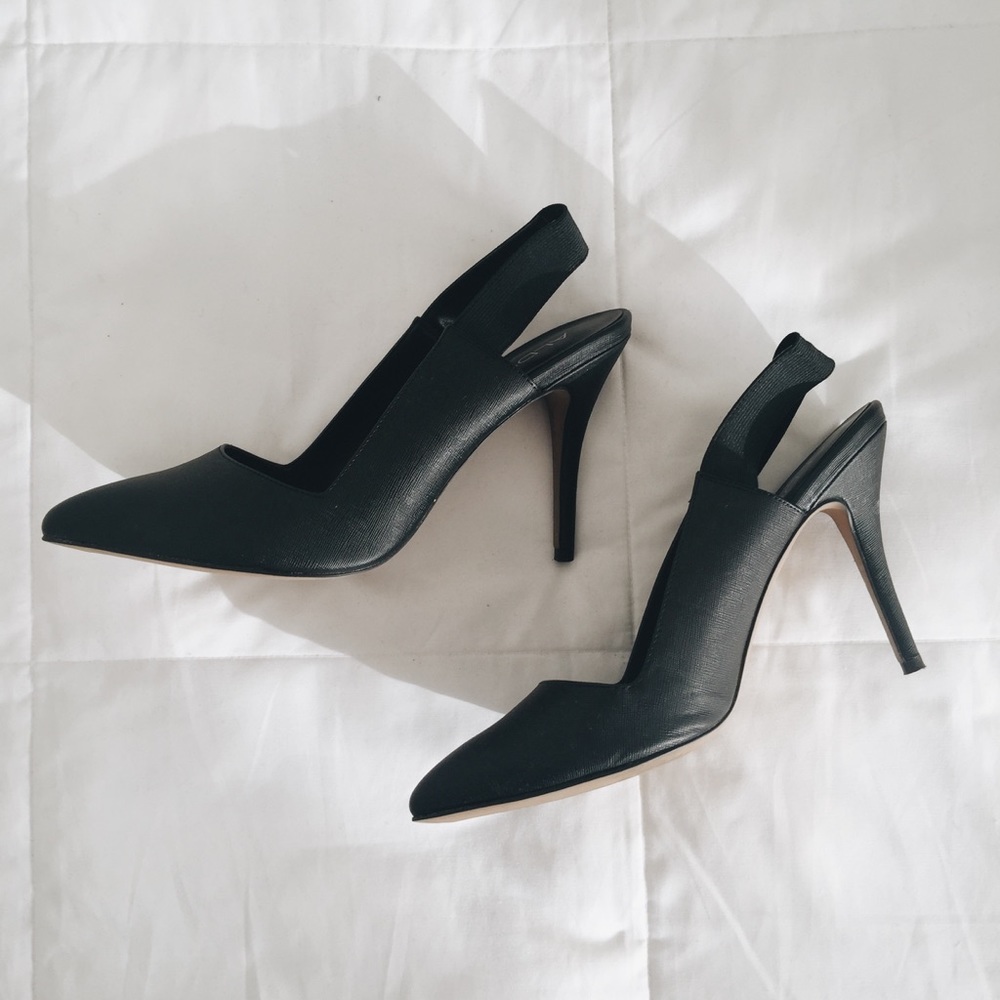 Aldo Toviel Slingback Heels in Black